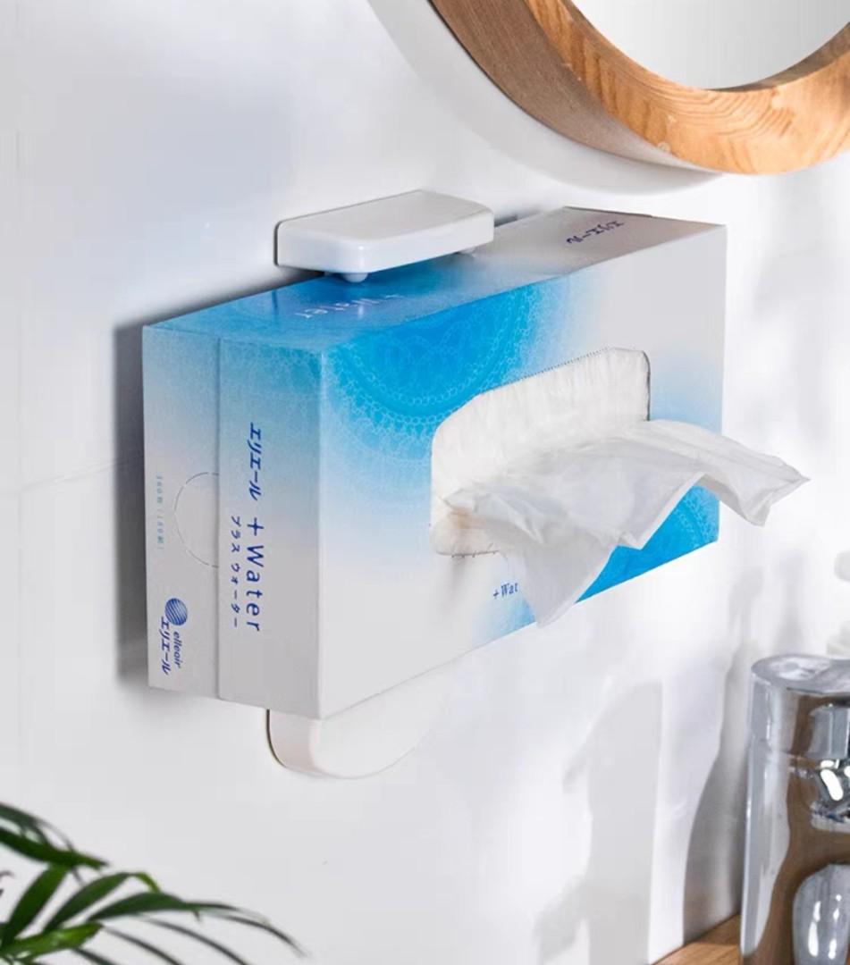 Wall mount tissue holder