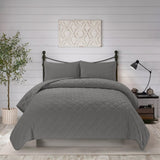 3pcs king plain bed spread
