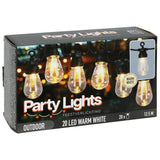 20pcs String Lights LED - Warm White 12.5m