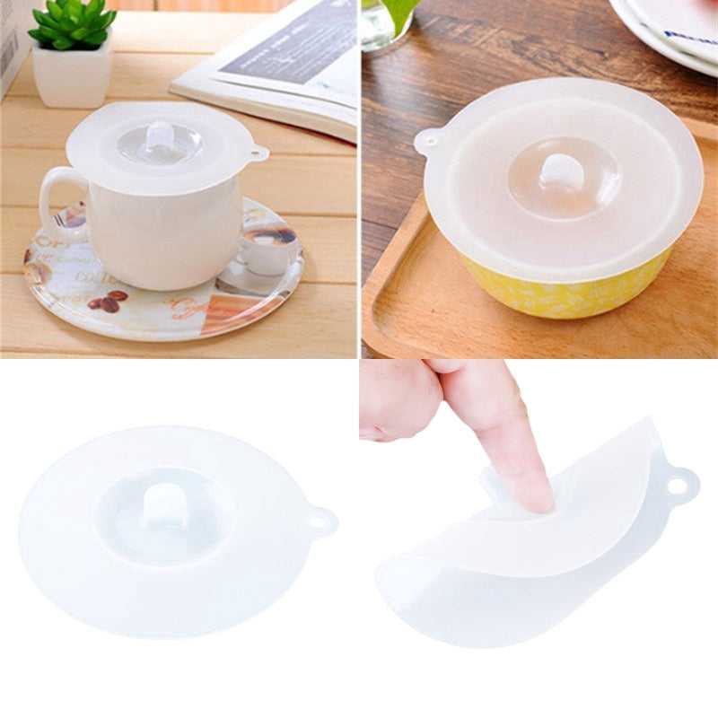 Silicone Food Lid - Clear