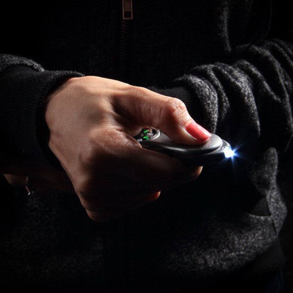 Keychain Compass LED Light
