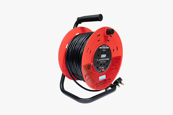 4-socket Electric extension Reel - 50m