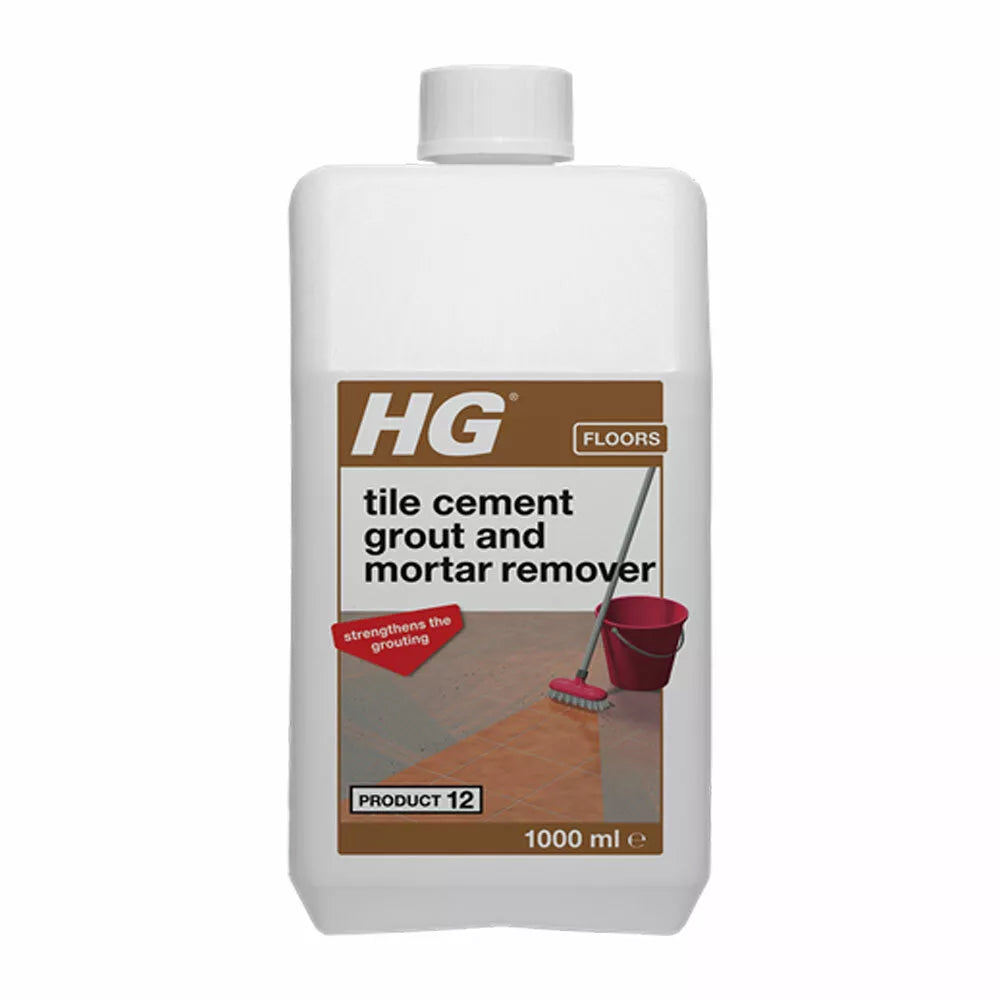 Tile cement and mortar remover