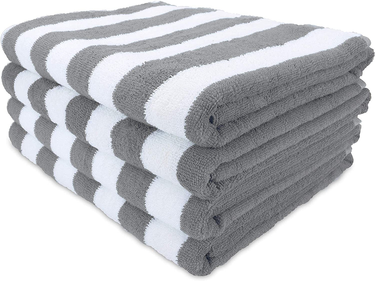 منشفة حمام سباحة قطنية فاخرة 90 × 180 سم